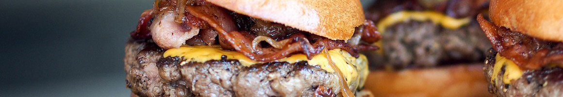 Eating Burger at BurgerFiend restaurant in Cedar Rapids, IA.